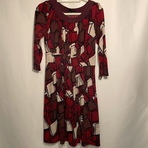 Max & Cleo Abstract Dress – Size Small (S)